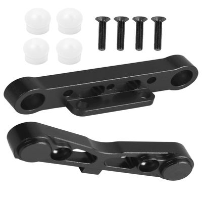 Aluminum Rear Lower Arm Suspension Mount Set Upgrades Part for 1/8 Typhon Kraton Notorious 6S,Felony Infraction V2 Limitless Mojave Tailon 6S BLX,ARRCat RC Hops Up RC Upgrades Part,Black