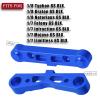 Aluminum Rear Lower Arm Suspension Mount Set Upgrades Part for 1/8 Typhon Kraton Notorious 6S,Felony Infraction V2 Limitless Mojave Tailon 6S BLX,ARRCat RC Hops Up RC Upgrades Part,Blue view 2