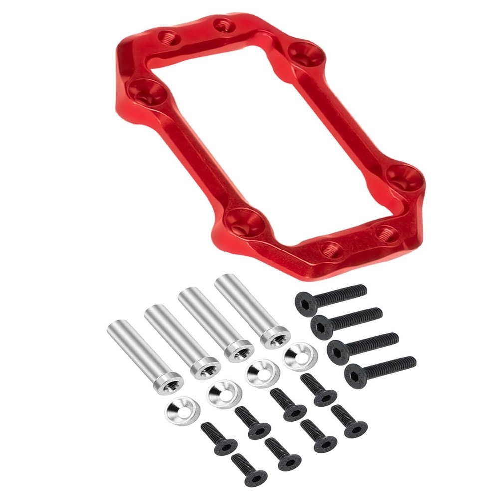 Aluminum Steering Servo Mount Upgrades Parts for 1/8 Typhon 6S BLX,Kraton 6S BLX, Outcast 6S BLX,Talion 6S BLX,1/10 Senton 6S BLX,ARRCat RC Hops up Upgrades Parts,Replace AR320193,Red