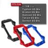 Aluminum Steering Servo Mount Upgrades Parts for 1/8 Typhon 6S BLX,Kraton 6S BLX, Outcast 6S BLX,Talion 6S BLX,1/10 Senton 6S BLX,ARRCat RC Hops up Upgrades Parts,Replace AR320193,Blue view 2