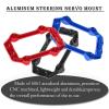 Aluminum Steering Servo Mount Upgrades Parts for 1/8 Typhon 6S BLX,Kraton 6S BLX, Outcast 6S BLX,Talion 6S BLX,1/10 Senton 6S BLX,ARRCat RC Hops up Upgrades Parts,Replace AR320193,Blue view 3