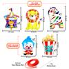 Huge, Carnival Party Decorations Set - Carnival Toss Games Banner With Bean Bags | Carnival Theme Party Decorations | Circus Theme Party Decorations | Bean Bag Toss Game for Kids Carnival Decorations view 4