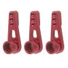 3Pack ShareGoo 25T Servo Horn Steering Arm Compatible with Futaba Savox HSP Power HD Servos Motor Compatible with Wltoys A949 A959-B A969 A979 K929 1/18 RC Car (Red) view 1