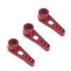 3Pack ShareGoo 25T Servo Horn Steering Arm Compatible with Futaba Savox HSP Power HD Servos Motor Compatible with Wltoys A949 A959-B A969 A979 K929 1/18 RC Car (Red) view 3