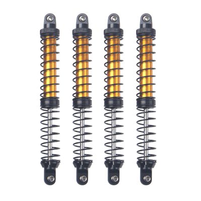 4Pcs ShareGoo Metal Shock Absorber 70/80/90/100/110/120mm Damper Compatible with Tamiya CC01 Traxxas TRX4 Axial SCX10 D90 D110 RR10 1/10 RC Crawler Car (120mm Hole Distance)