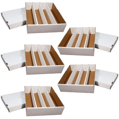 5-Pack  Monster 3200-count  Woodhaven Trading Firm Brand Trading/Gaming Card Storage Box (5)