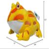 Adore 12" Hopscotch The Pacman Frog Stuffed Animal Plush Toy view 2