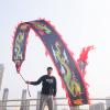 Aldult Elderly Dragon Dance Ribbon, Silk Flowy Spinning Dance Poi, Extra Long Streamer for Spring Outing, Party Celebration (Color : Black, Size : 10m/33ft) view 2