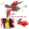 Aldult Elderly Dragon Dance Ribbon, Silk Flowy Spinning Dance Poi, Extra Long Streamer for Spring Outing, Party Celebration (Color : Red, Size : 10m/33ft) view 4