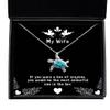 Sunmead Sarcastic Wife, If You were a Box of Crayons, You Would be The Most Colourful one in The, New Christmas Opal Turtle Necklace from Wife view 1