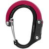 GEAR AID HEROCLIP Carabiner Clip and Hook (Small) for Purse, Stroller, and Backpack, Black & Red view 1