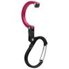 GEAR AID HEROCLIP Carabiner Clip and Hook (Small) for Purse, Stroller, and Backpack, Black & Red view 2