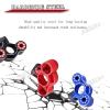 Aluminum Front Steering Knuckles Caster Blocks C-Hubs Upgrades Part for 1/8 Typhon Talion 6S BLX,1/7 Felony Mojave Infraction Limitless Kraton 6S BLX,Replace AR330187 (Red Black) view 4