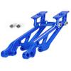 Aluminum Wing Mount Upgrades Part for 1/8 Typhon 6S BLX,Outcast 6S BLX,Kraton 6S BLX,Notorious 6S BLX,Talion 6S BLX,ARRCat Hops Up Upgrades Part,Replace AR320347 (Blue) view 1