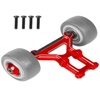 Aluminum Wheelie Bar Set Upgrades Part for Typhon 6S BLX,Outcast 6S BLX,Kraton 6S BLX,Talion 6S BLX,Notorious 6S BLX,ARRCat Hops Up Upgrades Part,Replace AR320366 (Red)