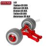 Aluminum Wheelie Bar Set Upgrades Part for Typhon 6S BLX,Outcast 6S BLX,Kraton 6S BLX,Talion 6S BLX,Notorious 6S BLX,ARRCat Hops Up Upgrades Part,Replace AR320366 (Red) view 2