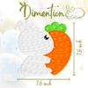 Easter Bunny Poppers, Bunny Carrot Pop Bubble Fidget Sensory Toy, Puzzle Popper, Easter Gifts for Kids,Toddler, Easter Basket for Toddlers Girl, Easter Toys, Stocking Easter Basket Stuffers (White) view 3