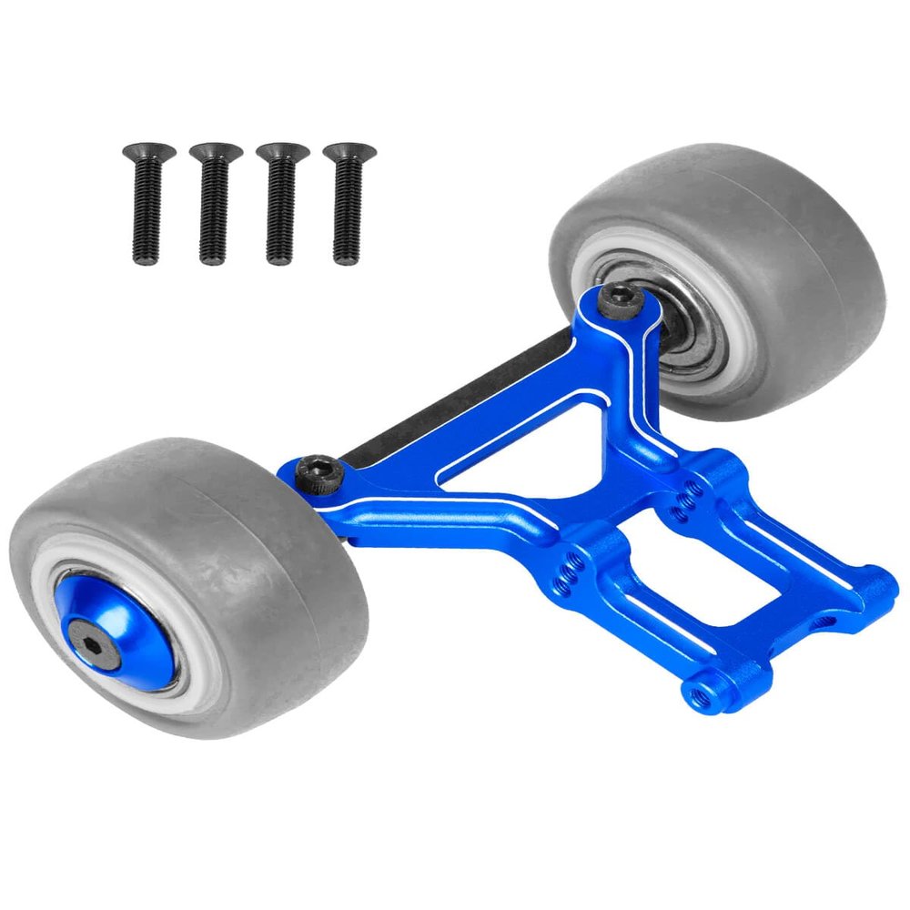 Aluminum Wheelie Bar Set Upgrades Part for Typhon 6S BLX,Outcast 6S BLX,Kraton 6S BLX,Talion 6S BLX,Notorious 6S BLX,ARRCat Hops Up Upgrades Part,Replace AR320366 (Blue)
