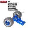 Aluminum Wheelie Bar Set Upgrades Part for Typhon 6S BLX,Outcast 6S BLX,Kraton 6S BLX,Talion 6S BLX,Notorious 6S BLX,ARRCat Hops Up Upgrades Part,Replace AR320366 (Blue) view 2