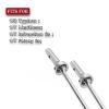 ARRCat Front Drive Shaft for 1/7 1/8 Typhon 6s Blx,Infraction 6s Blx,Felony 6s Blx,Limitless Roller,2pcs Upgrades Part Harden Steel Driveshaft for 1/7 1/8,RC Hop-up RC Drive Shaft,Silver view 2