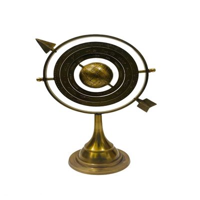 Nautical Brass 10" Celestial Armillary Antique Brass Armillary Globe Office Home Table Top Decor / Vintage Nautical Gift.