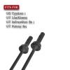 ARRCat Rear Drive Shaft for 1/7 1/8 Typhon 6s Blx,Infraction 6s Blx,Felony 6s Blx,Limitless Roller,2pcs Upgrades Part Harden Steel Driveshaft for 1/7 1/8,RC Hop-up RC Drive Shaft,Black view 2