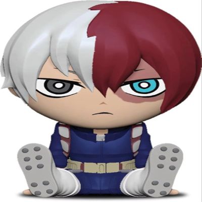 PLASTOY - Shoto Todoroki My Hero Academia Money Box, 80125, Black, L