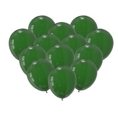 100 Pcs Balloons in Assorted 12 and 10 Inch Sizes - Perfect for Christmas, St. Patrick's Day, Underbrush, Graduation,Baby Showers Party Decorations(Dark Green)