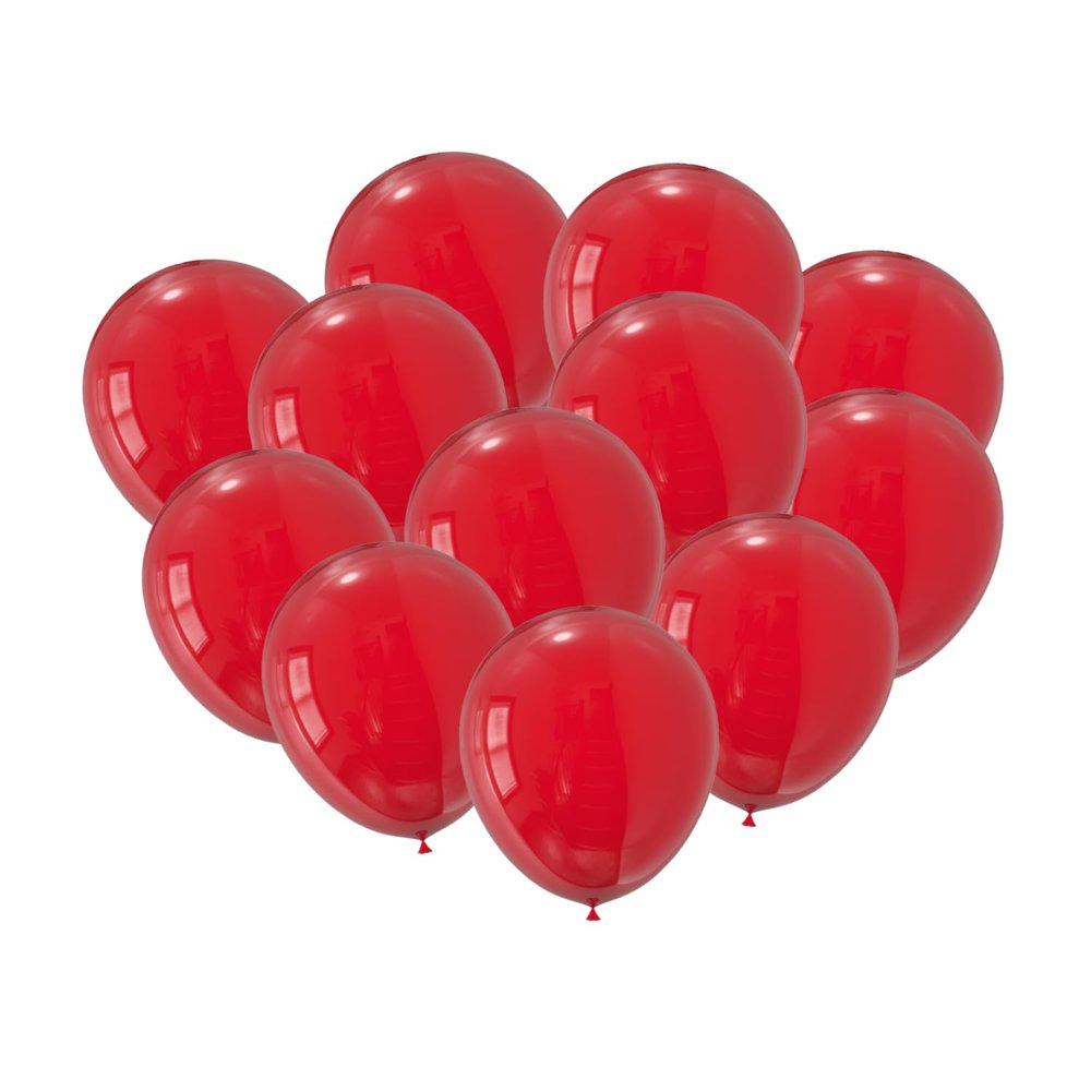 100 Pcs Red Party Balloons in Assorted 12 and 10 Inch Sizes - Perfect for Weddings, Birthdays, Christmas, Valentine's, Easter, Graduation,Baby Showers Party Decorations(Red)