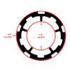 Caltric Front Differential 5 Prong Armature Plate Compatible with Polaris RZR 800 EFI 2012 2013 2014 view 2