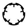 Caltric Front Differential 5 Prong Armature Plate Compatible with Polaris RZR 800 EFI 2012 2013 2014 view 3
