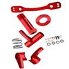 ARRCat Steering Bell Crank Set Upgrade Parts for 1/8 Typhon 6S BLX Kraton Mojave Outcast Felony Infraction Notorious 6S BLX,Aluminium Steering Rack Bell Servo Saver Hub Spring Hop-up (Red) view 1