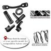 ARRCat Steering Bell Crank Set Upgrade Parts for 1/8 Typhon 6S BLX Kraton Mojave Outcast Felony Infraction Notorious 6S BLX,Aluminium Steering Rack Bell Servo Saver Hub Spring Hop-up (Black) view 4