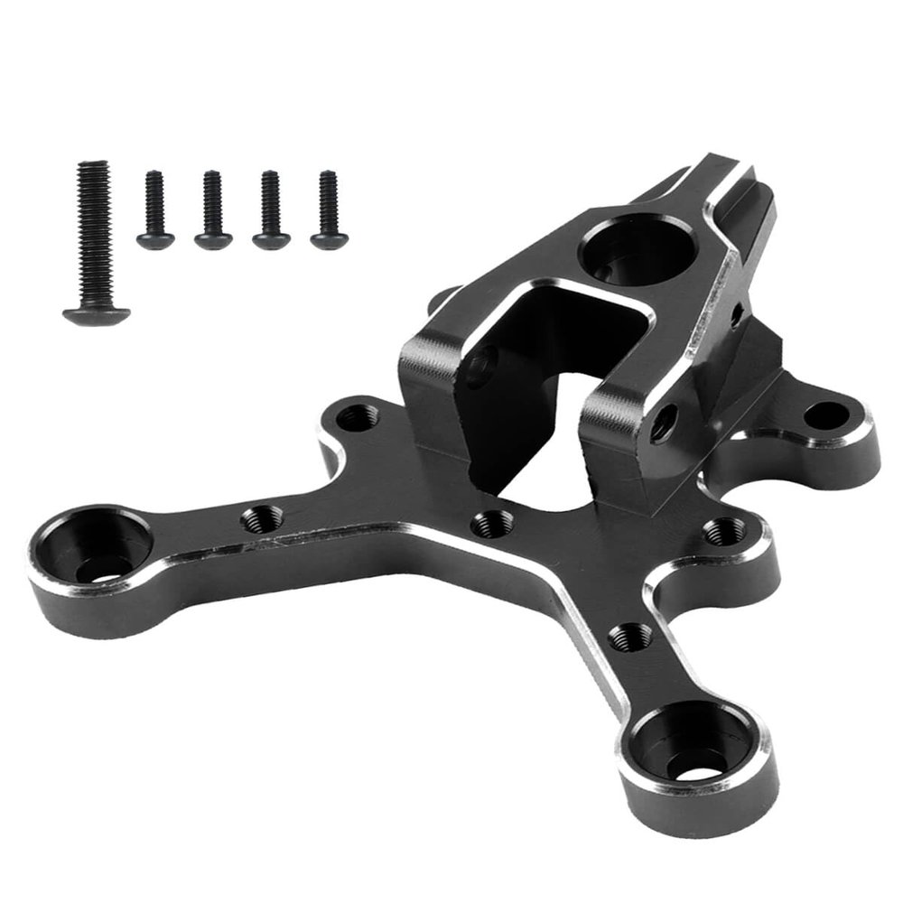 Front Center Brace Mount Upgrade Part for 1/8 Kraton 6S BLX,Notorious 6S BLX,Outcast 6S BLX,Mojave 6S BLX,Talion 6S BLX,Infraction 6S BLX,Limitless Roller,ARRCat Aluminum Hop-up,#ARA320500,Black
