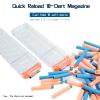 lififun 2 Pack 18-Dart Quick Reload Clip Magazine for Nerf N-Strike Elite Series (White) view 2