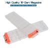 lififun 2 Pack 18-Dart Quick Reload Clip Magazine for Nerf N-Strike Elite Series (White) view 4