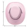Baby Sized Cowboy hat,Baby Cowgirl Hats Pink 1 Piece, Infant Party Cowboy Hats Size Small Cowboy Hats for Toddler - 20" Circumference - One Size Fits view 2