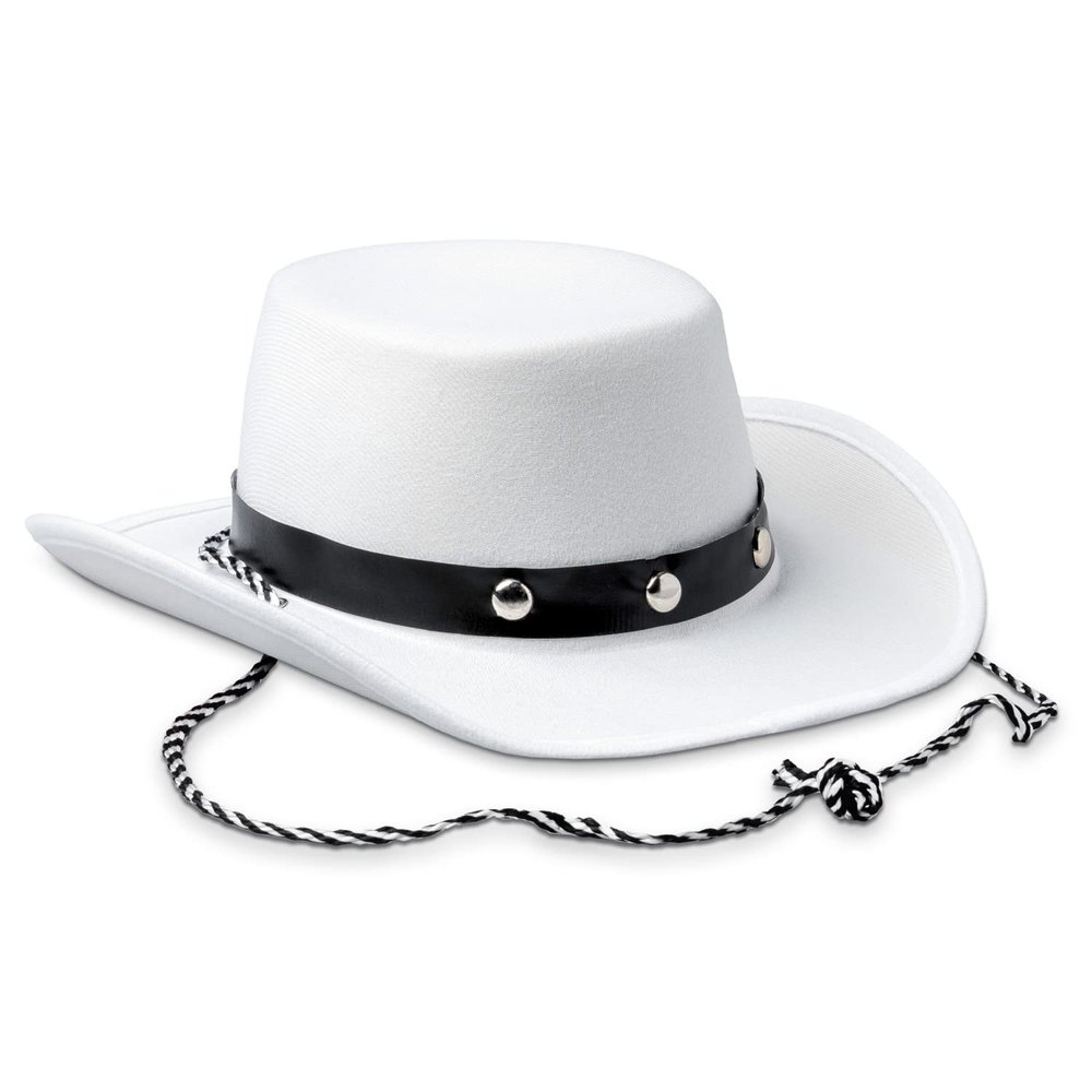Baby Sized Cowboy hat,Baby Cowgirl Hats White 1 Piece, Infant Party Cowboy Hats Size Small Cowboy Hats for Toddler - 20" Circumference - One Size Fits