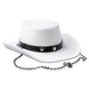 Baby Sized Cowboy hat,Baby Cowgirl Hats White 1 Piece, Infant Party Cowboy Hats Size Small Cowboy Hats for Toddler - 20" Circumference - One Size Fits view 1