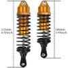 OGUNKE RC 4PCS Aluminum Front & Rear RC Shocks for 1/10 RC Truck Traxxas Slash 2WD/4x4 shocks Rustler 4X4 shocks Stampede 4X4 shocks Hoss 4X4 Replace 5862 (Gold) view 3