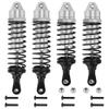 OGUNKE RC 4PCS Aluminum Front & Rear RC Shocks for 1/10 RC Truck Traxxas Slash 2WD/4x4 shocks Rustler 4X4 shocks Stampede 4X4 shocks Hoss 4X4 Replace 5862 (Silver) view 1
