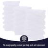 32 Pack Baby Washcloths - 10x10 Inch, Luxury Coral Fleece - Extra Absorbent and Soft Wash Clothes for Newborns, Infants and Toddlers - Suitable for Sensitive Skin and New Born - Baby Shower - White view 3
