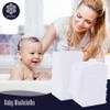32 Pack Baby Washcloths - 10x10 Inch, Luxury Coral Fleece - Extra Absorbent and Soft Wash Clothes for Newborns, Infants and Toddlers - Suitable for Sensitive Skin and New Born - Baby Shower - White view 4