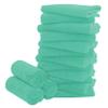 16 Pack Baby Washcloths - 10x10 Inch, Coral Fleece - Extra Absorbent and Soft Wash Clothes for Newborns, Infants and Toddlers - Suitable for Sensitive Skin and New Born - Baby Shower - Aqua Green view 1