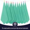 16 Pack Baby Washcloths - 10x10 Inch, Coral Fleece - Extra Absorbent and Soft Wash Clothes for Newborns, Infants and Toddlers - Suitable for Sensitive Skin and New Born - Baby Shower - Aqua Green view 3