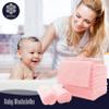 32 Pack Baby Washcloths - Luxury Coral Fleece - Extra Absorbent and Soft Wash Clothes for Newborns, Infants and Toddlers - Suitable for Sensitive Skin and New Born - Baby Shower - Pink, 10x10 Inch view 3
