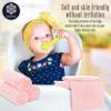 32 Pack Baby Washcloths - Luxury Coral Fleece - Extra Absorbent and Soft Wash Clothes for Newborns, Infants and Toddlers - Suitable for Sensitive Skin and New Born - Baby Shower - Pink, 10x10 Inch view 4