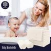 16 Pack Baby Washcloths - Luxury Coral Fleece - Extra Absorbent and Soft Wash Clothes for Newborns, Infants and Toddlers - Suitable for Sensitive Skin and New Born - Baby Shower - Cream, 10x10 Inch view 4