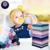32 Pack Baby Washcloths - 10x10 Inch, Microfiber baby towel - Absorbent and Soft baby Wash Clothes for Newborns, Infants and Toddlers - Quick Dry baby boys and girls face towel - Multicolor view 3