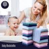 32 Pack Baby Washcloths - 10x10 Inch, Microfiber baby towel - Absorbent and Soft baby Wash Clothes for Newborns, Infants and Toddlers - Quick Dry baby boys and girls face towel - Multicolor view 4